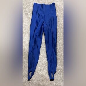 Zara Women's Blue High-Waisted Pants L NWT